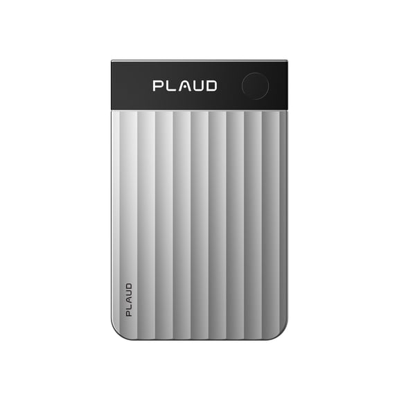 PLAUD NOTE PRO: ChatGPT Empowered AI Voice Recorder w/ Black Magnetic Case (Silver)
