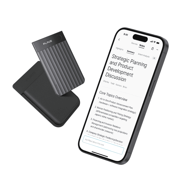 Plaud Note Pro AI Voice Recorder Transcribe & Summarize for Meetings Calls