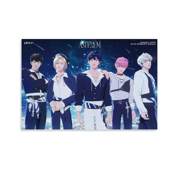 PLAVE ASTERUM 134 1 Album Cover Kpop Artist Posters Aesthetics Home Office Wall Decor And Creative Painting Decoration