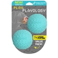 thumbnail interactive-video image 1 of Play by Playology Dog Toys | Interactive Dog Balls | Crunchy Ball Toy 2-Pack, 1 of 9