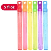 Play Day Bubble Wand with 5 fl oz, 6 Pack Multicolor for Children Ages 3+