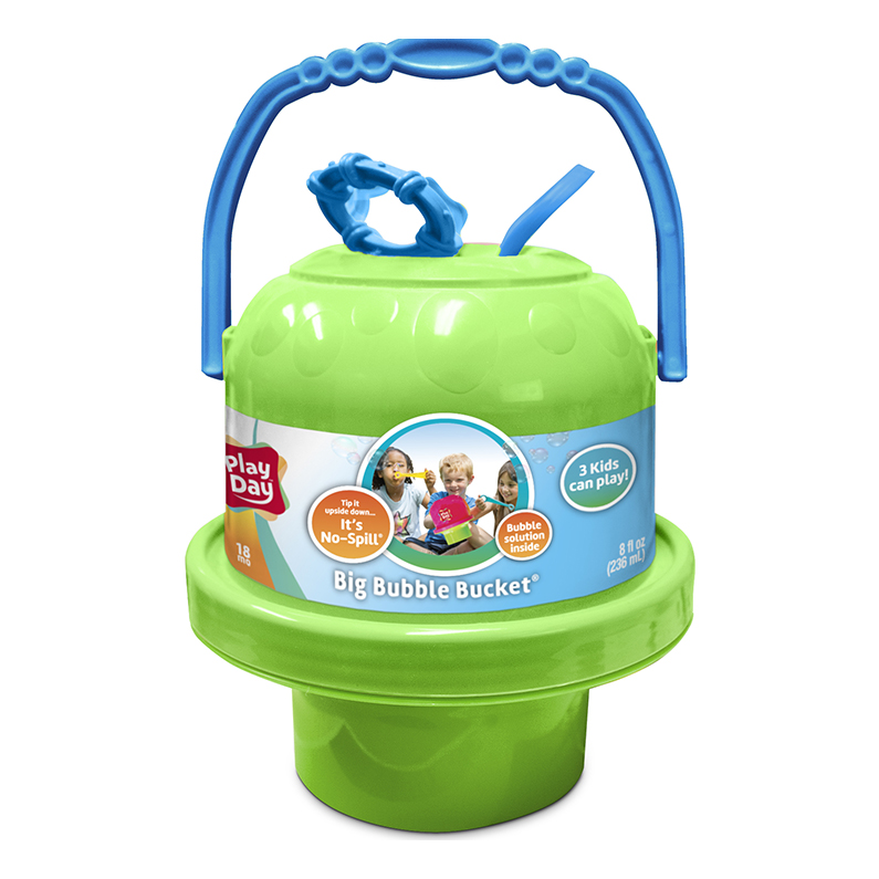PLAY DAY NoSpill Big Bubble Bucket with Bubbles