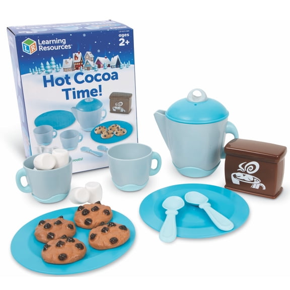 Learning Resources Hot Cocoa Time! Hot Cocoa Gift Set - Pretend Play Toys for Toddlers, Holiday Gifts for Boys and Girls, Stocking Stuffers