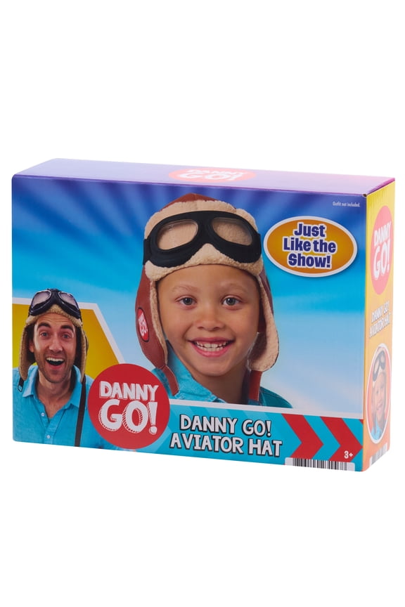 Aviator Hat - Pretend Play Dress-Up Hat for Preschool Kids Inspired by Danny Go! Show