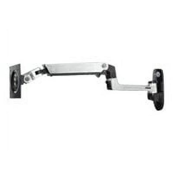 OmniMount ActionMount Mounting Arm for Flat Panel Display - Polished Aluminum, Black - 19" to 32" Screen Support - 20 lb Load Capacity