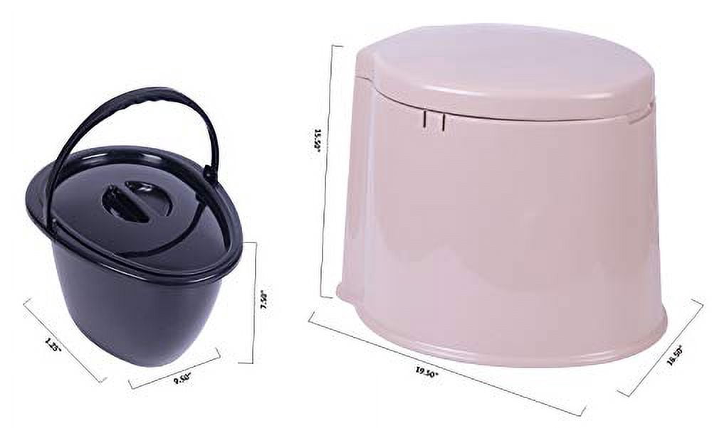 PLAYBERG Portable Travel Toilet for Hiking and Camping