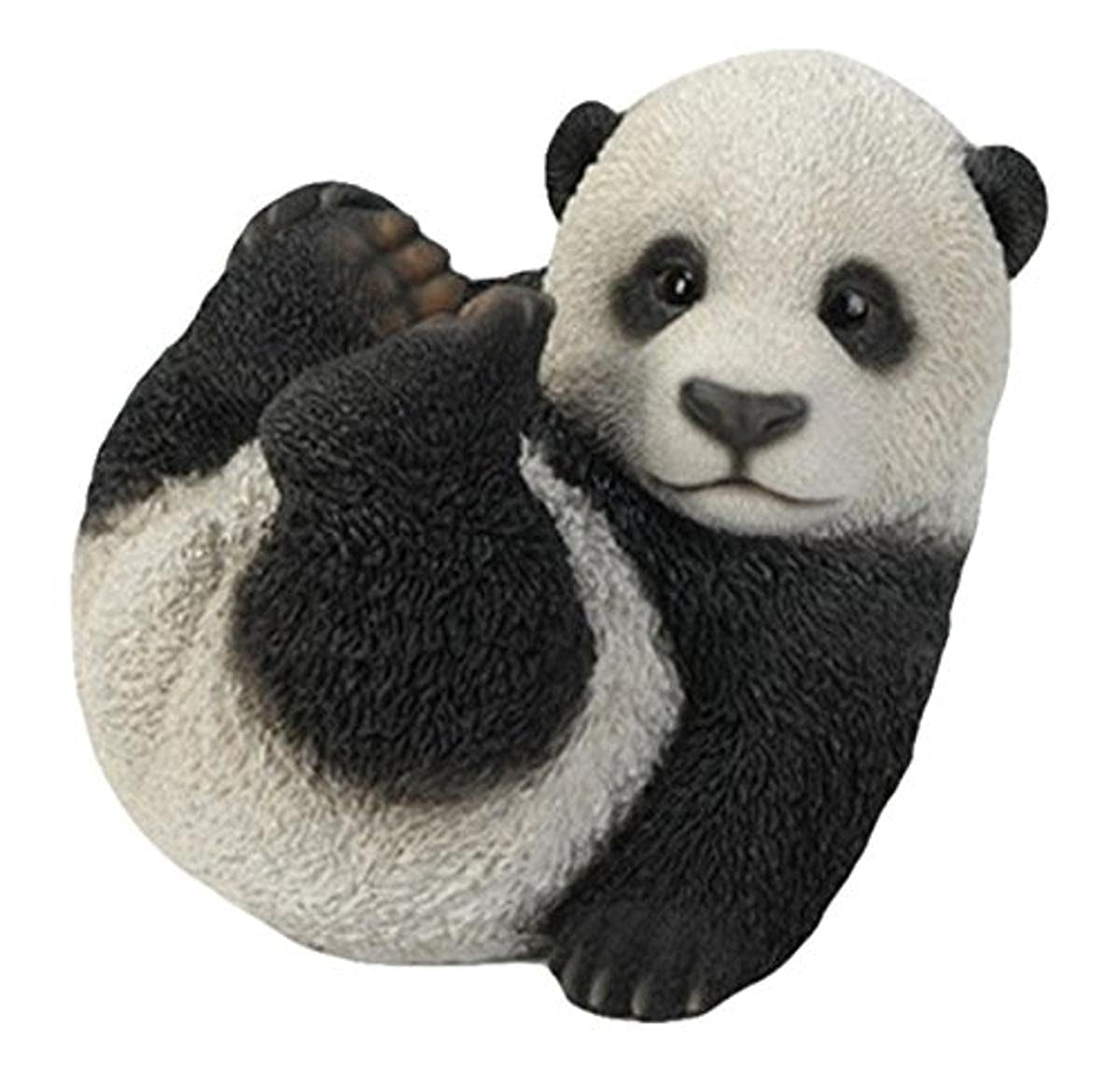 Adorable Black and White Resin Baby Panda Garden Statue