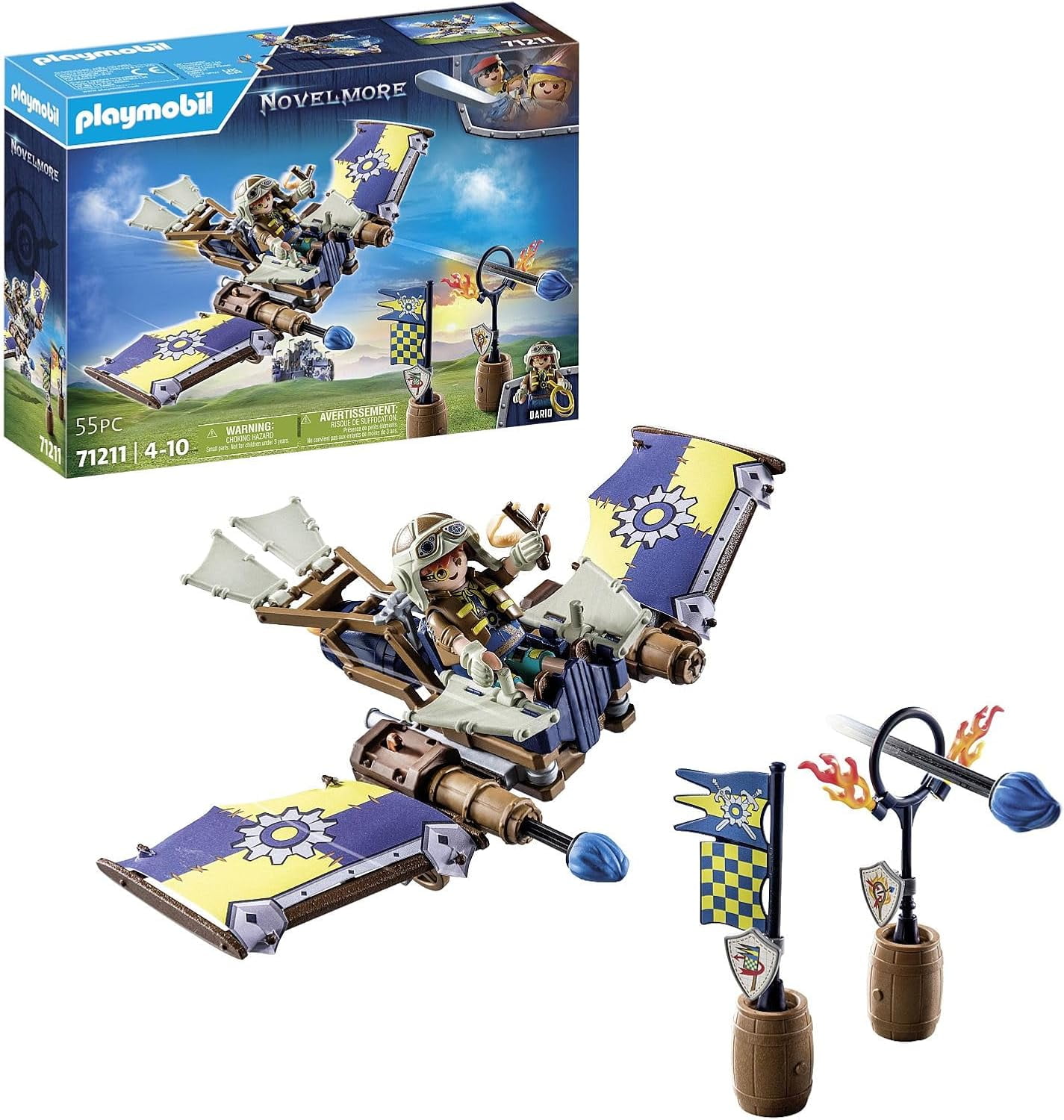 Novelmore Playmobil 70642 Darios Zeppelin Neu 4-10 Jahre (Neu und originalverpackt) in für CHF