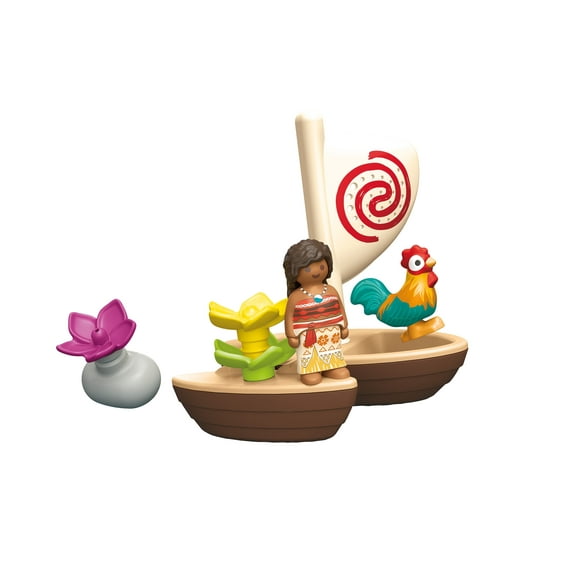 PLAYMOBIL JUNIOR & Disney: Moana's Boat |Playset for toddlers 1-3