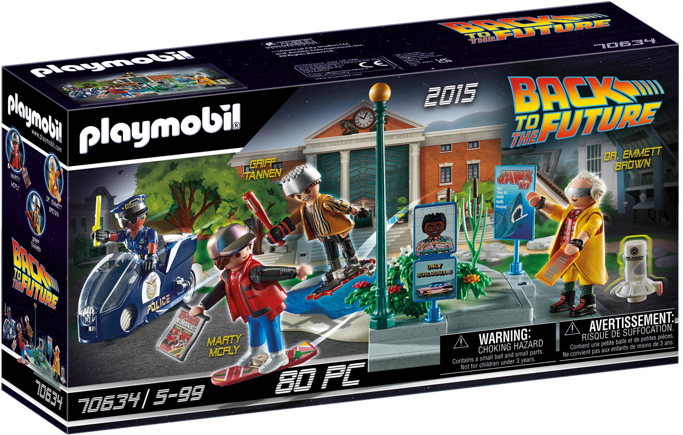 PLAYMOBIL Back to the Future Part II Hoverboard Chase - image 1 of 9