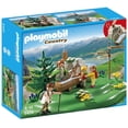 thumbnail image 1 of PLAYMOBIL Backpacker Family at Mountain Spring Playset, 1 of 2