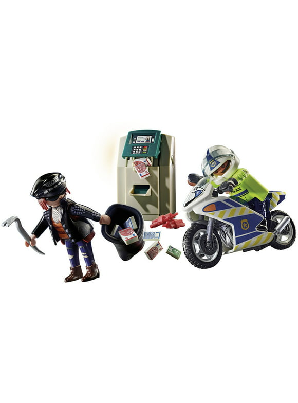 PLAYMOBIL Bank Robber Chase Action Figure Set