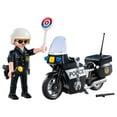 thumbnail image 1 of PLAYMOBIL City Action Police Carry Motorcycle Play Vehicle Playset, for children 4 years and older., 1 of 5