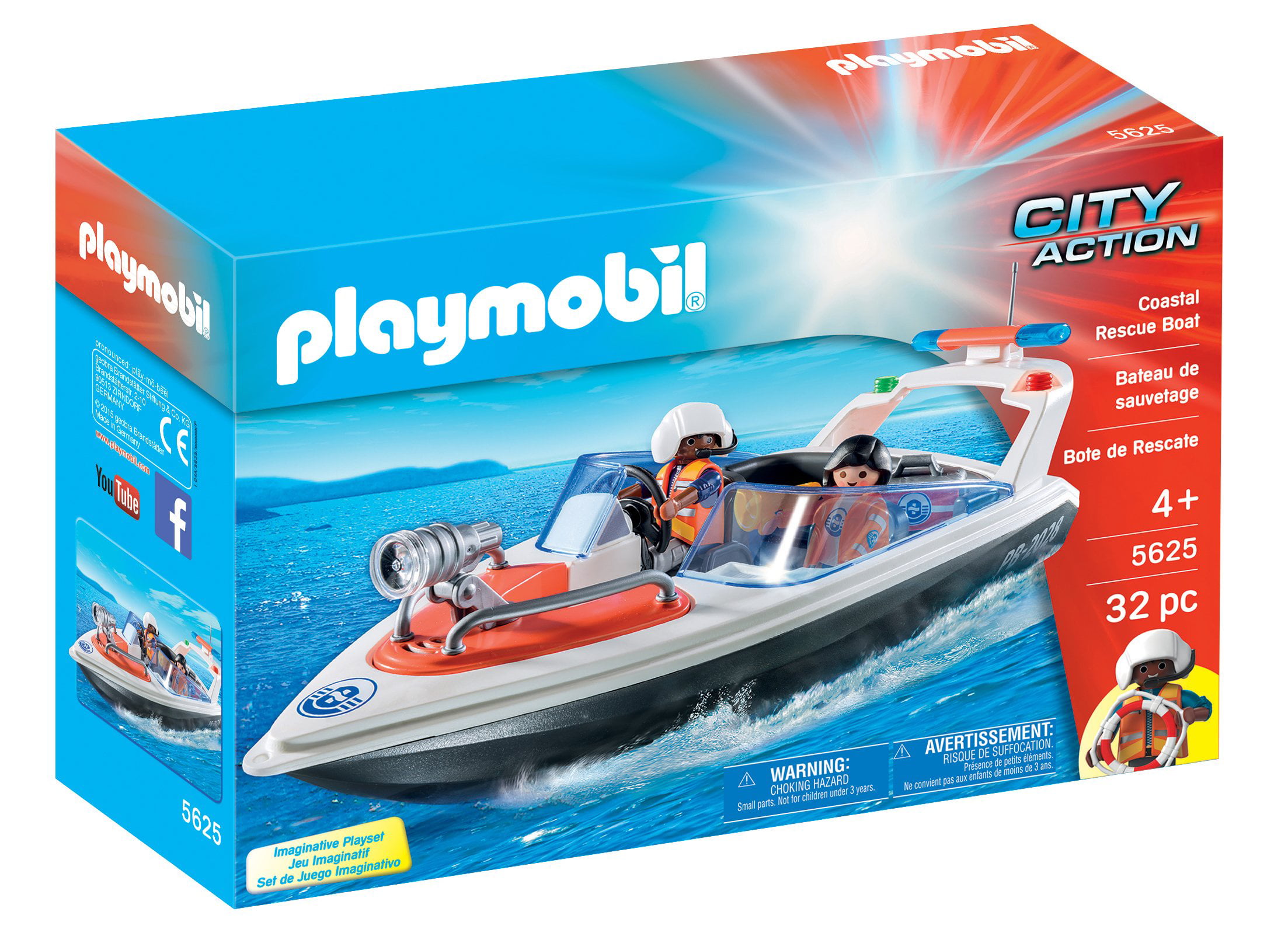 Playmobil Shark Attack and Rescue Boat