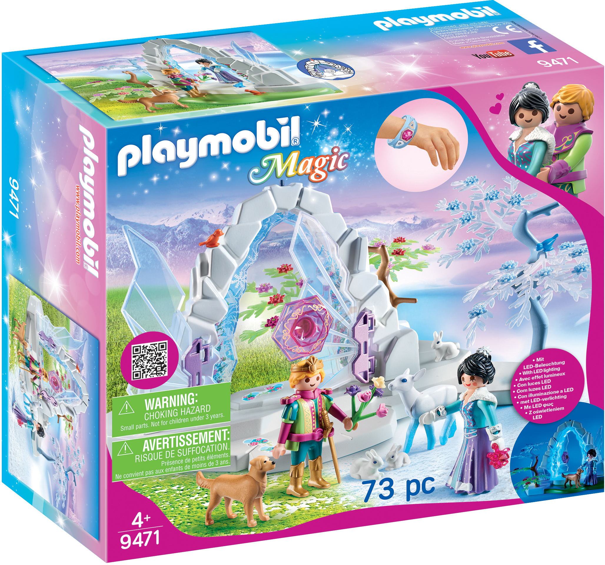 PLAYMOBIL Crystal Gate to the Winter World Doll Playset - image 1 of 6