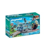 PLAYMOBIL Enemy Airboat with Raptor