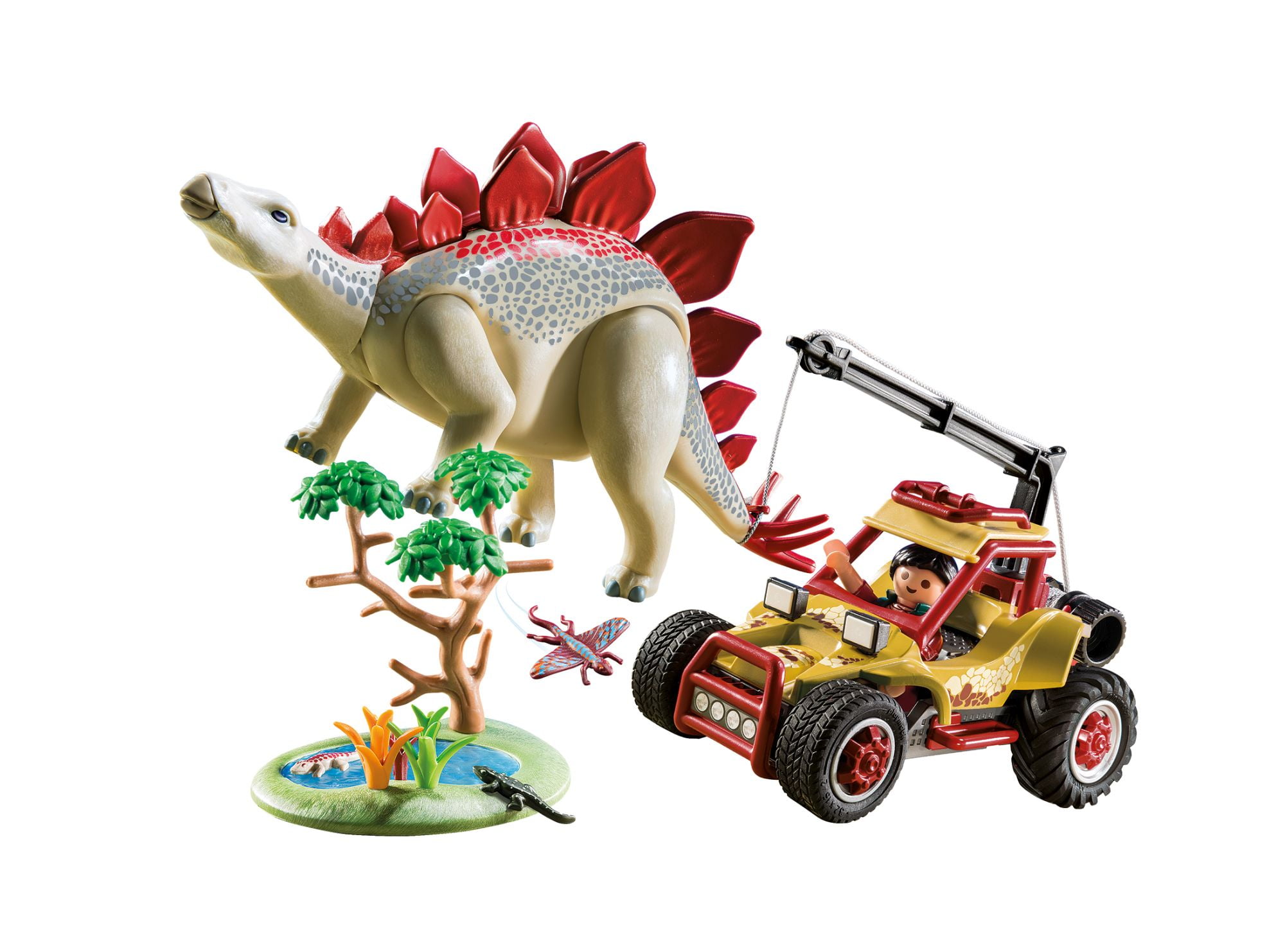 PLAYMOBIL Explorer Vehicle with Stegosaurus Building Set