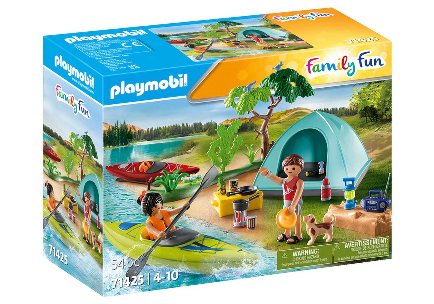 PLAYMOBIL Family Fun Creative Role Play And Two Figures Durable and Safe Plastic And Fabric