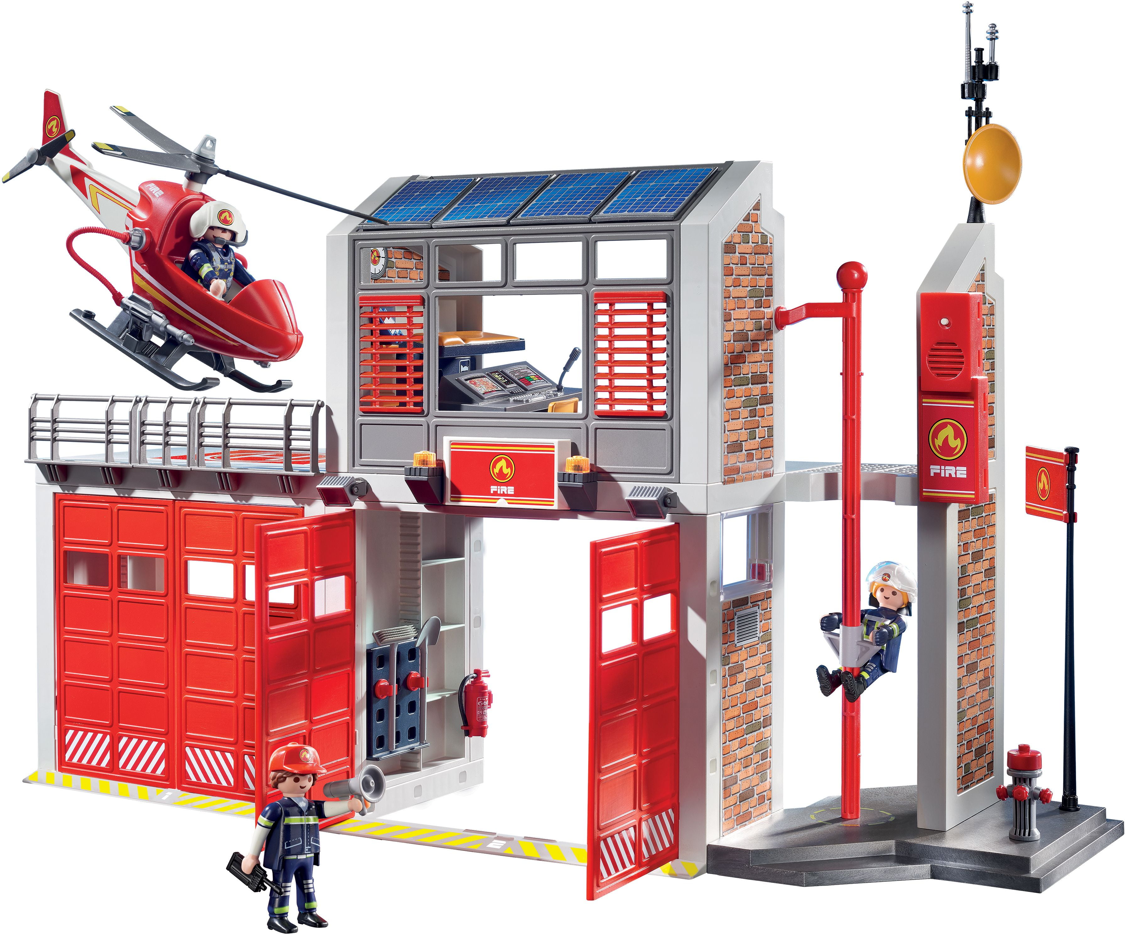 gift Sport gryde PLAYMOBIL Fire Station - Walmart.com
