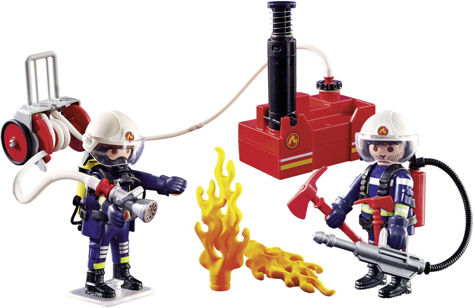 PLAYMOBIL Firefighters with Water Pump - image 1 of 5