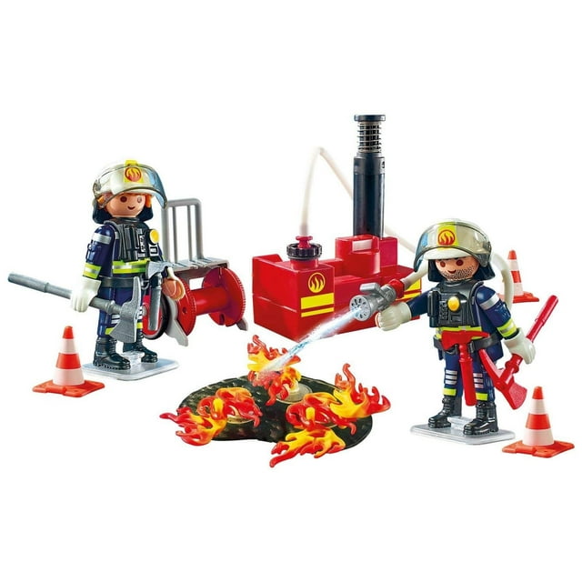 PLAYMOBIL Firefighting Operation with Water Pump