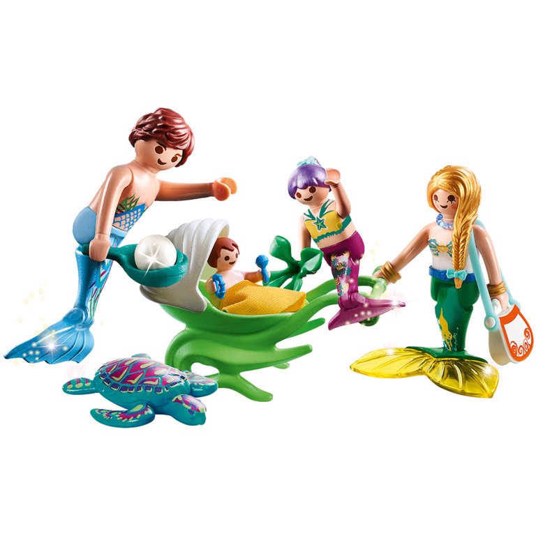 PLAYMOBIL Mermaid Family with Shell Stroller