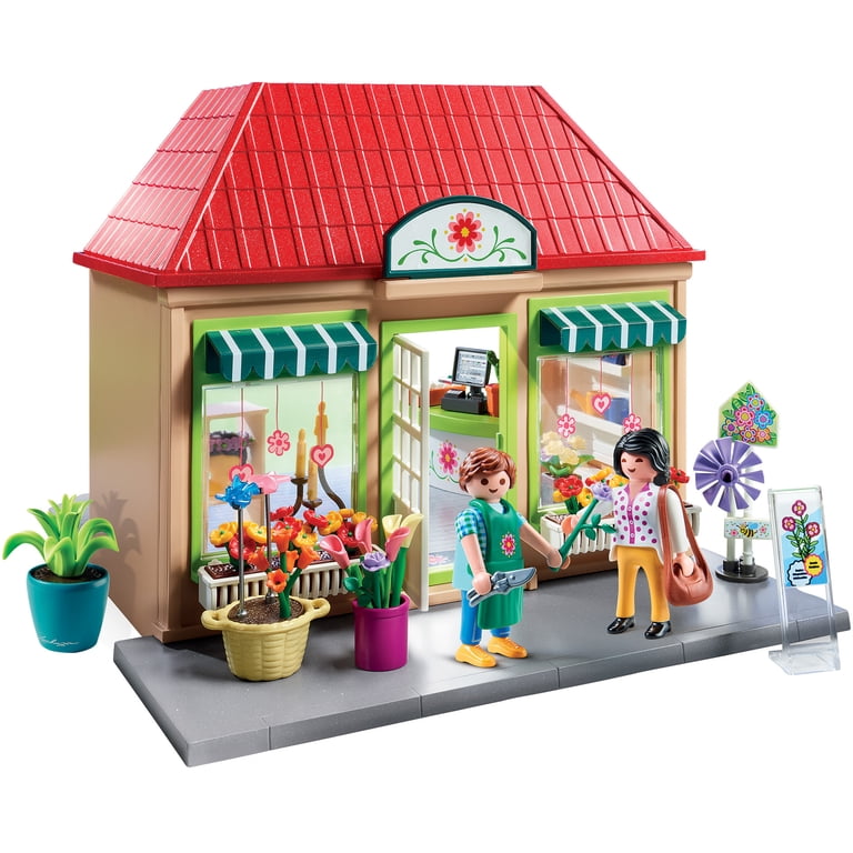 playmobil プレイモービル　71807 フラワーショップ　花屋さん Playmobil Promo Pack Set 71807 Flower Shop with Flowers and Plants