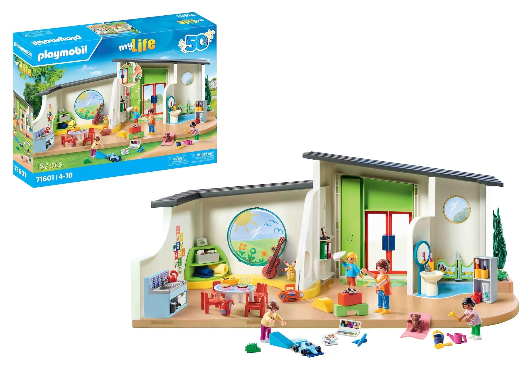 Playmobil MyLife 71601 Large Nursery Set with Accessories and Doorbell