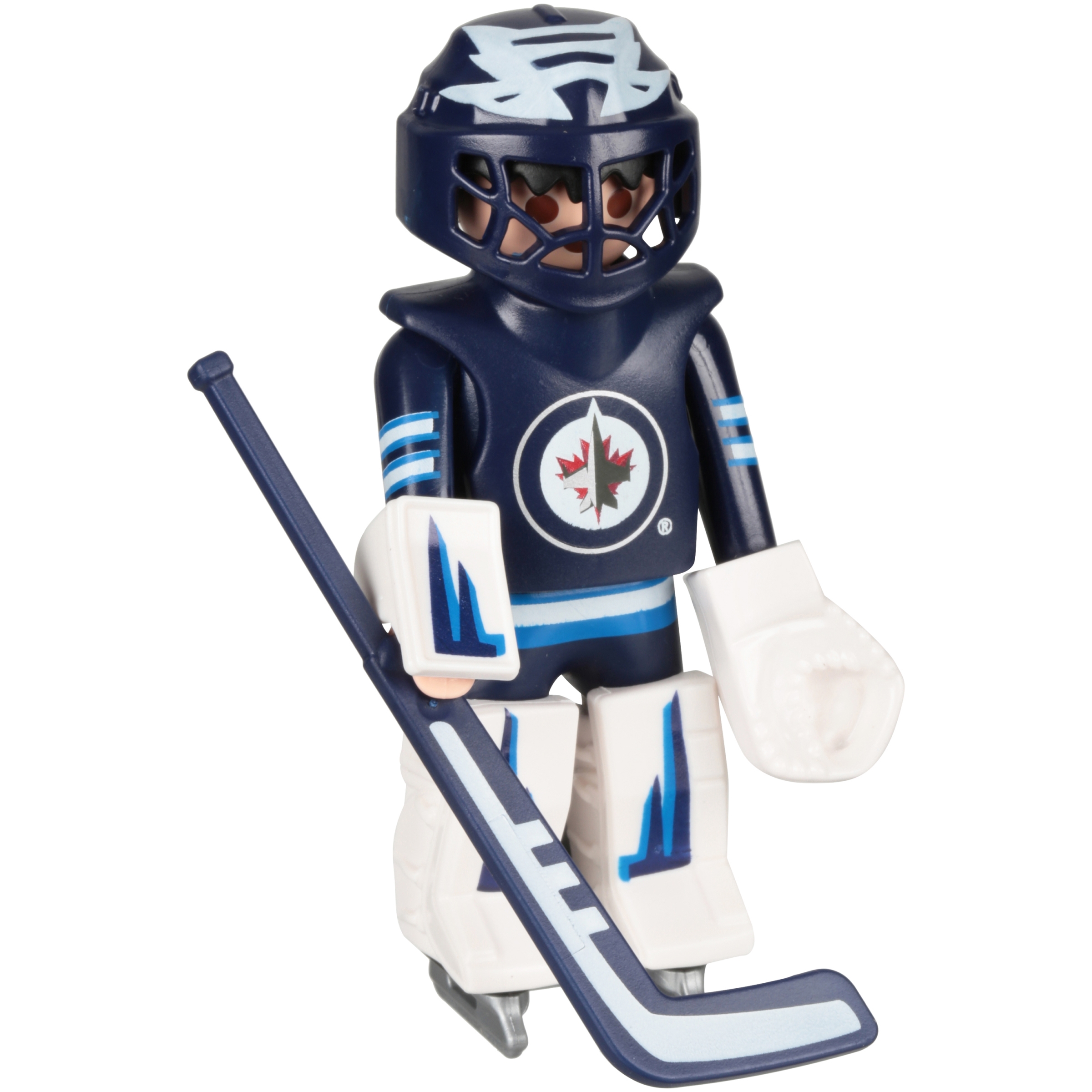 PLAYMOBIL NHL Winnipeg Jets Goalie Figure - image 1 of 3