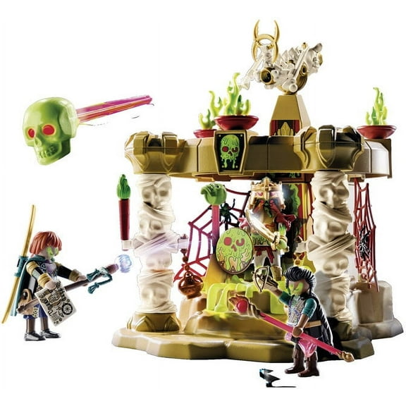 PLAYMOBIL Novelmore Sal'ahari Sands - Skeleton Army Temple Action Figure Set, 73 Pieces