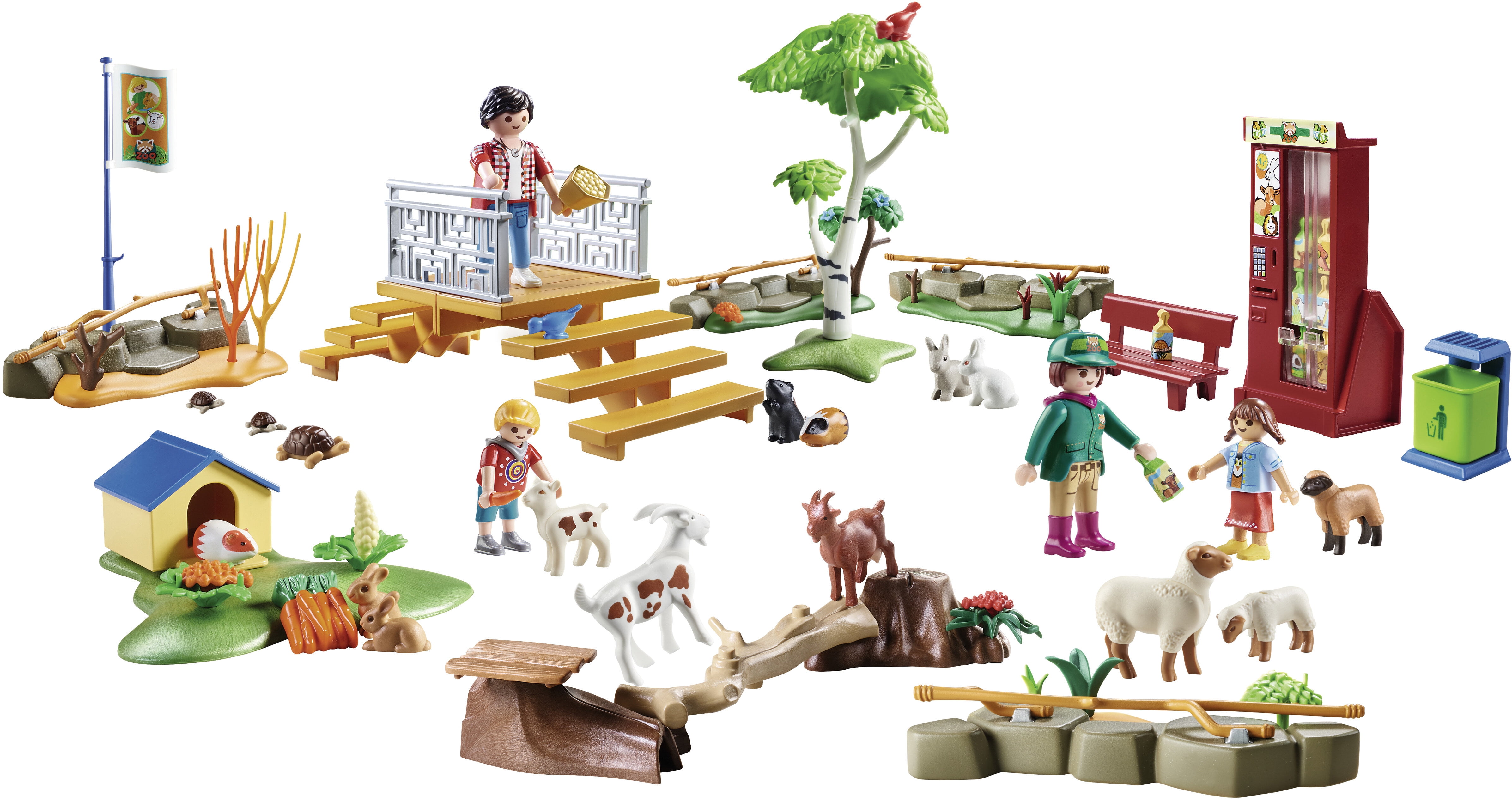  PLAYMOBIL Petting Zoo : Toys & Games
