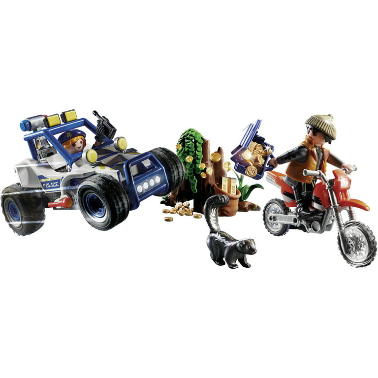 PLAYMOBIL Police off-Road Car with Jewel Thief Action Figure