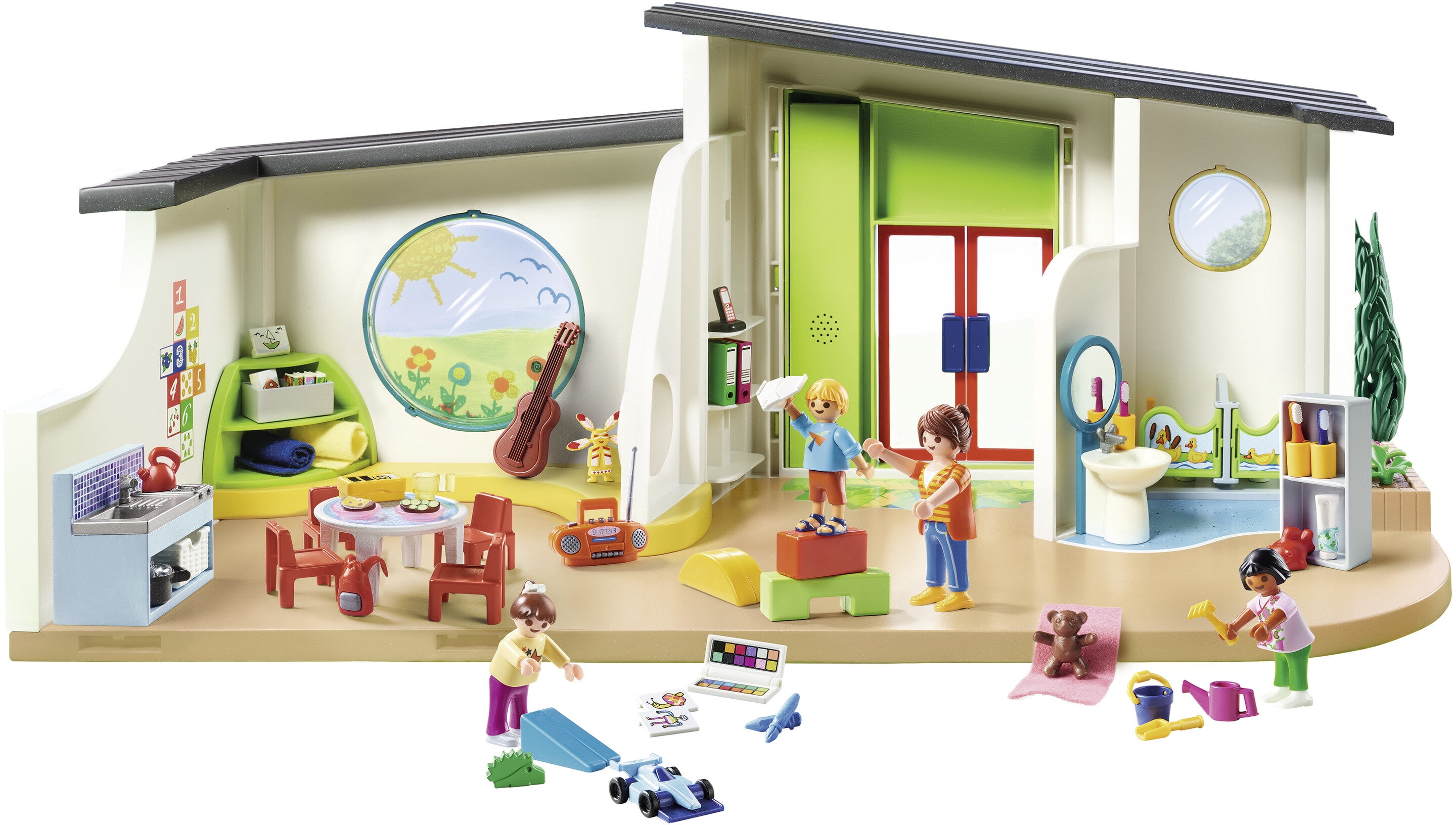 Playmobile CITY LIFE RAINBOW DAYCARE 180 pcs #70280 NEW (822TT49)