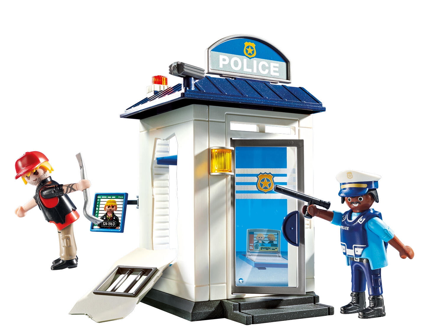 Playmobil City Action – Starter Pack Motard de police et voleur – 70502 –  Janîmes