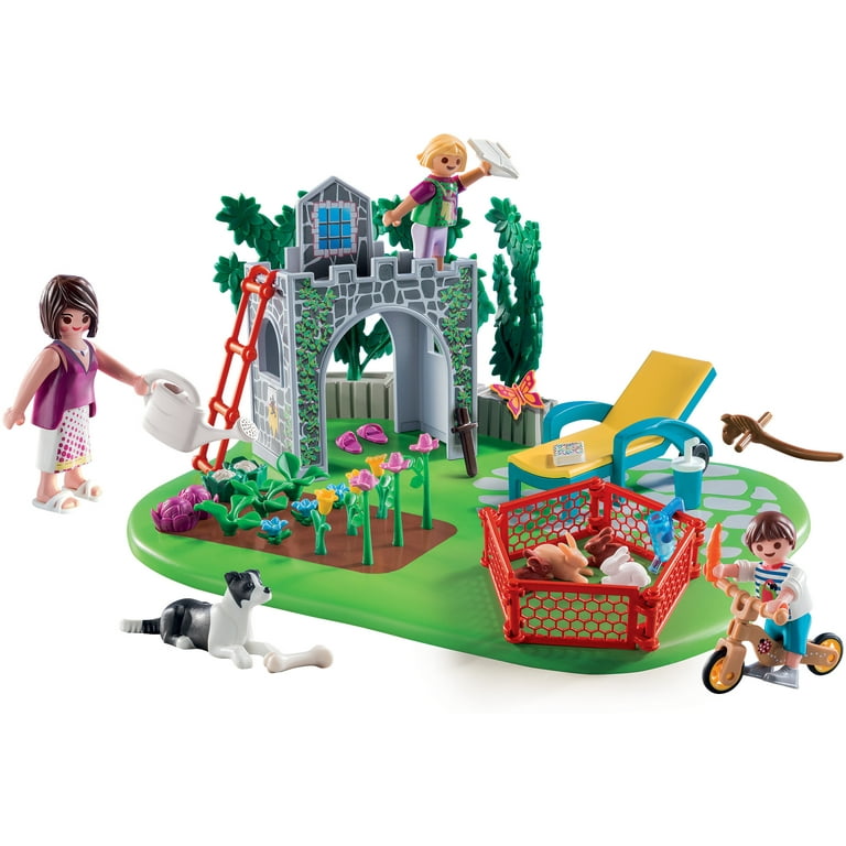PLAYMOBIL SuperSet Family Garden - Walmart.com
