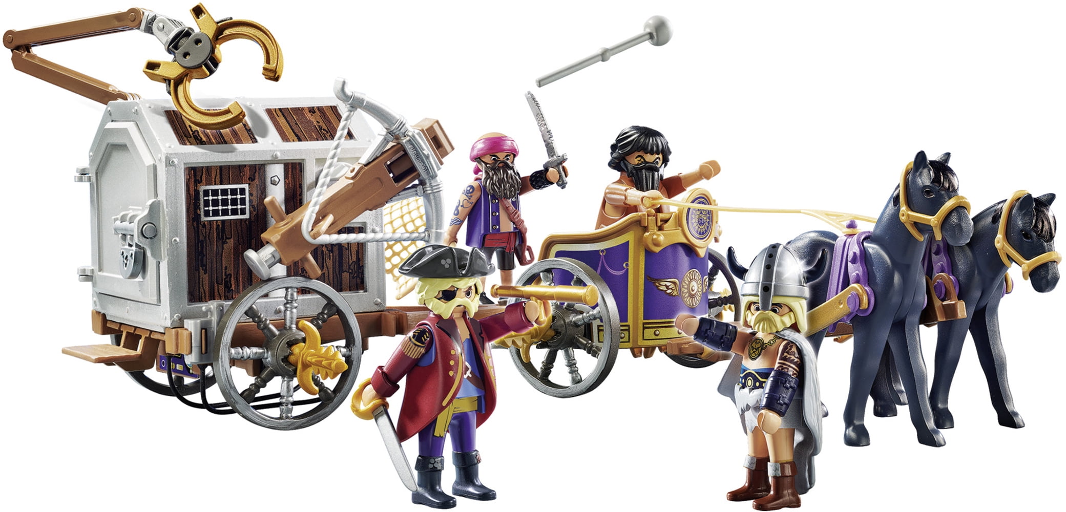 PLAYMOBIL THE MOVIE Charlie with Prison Wagon 