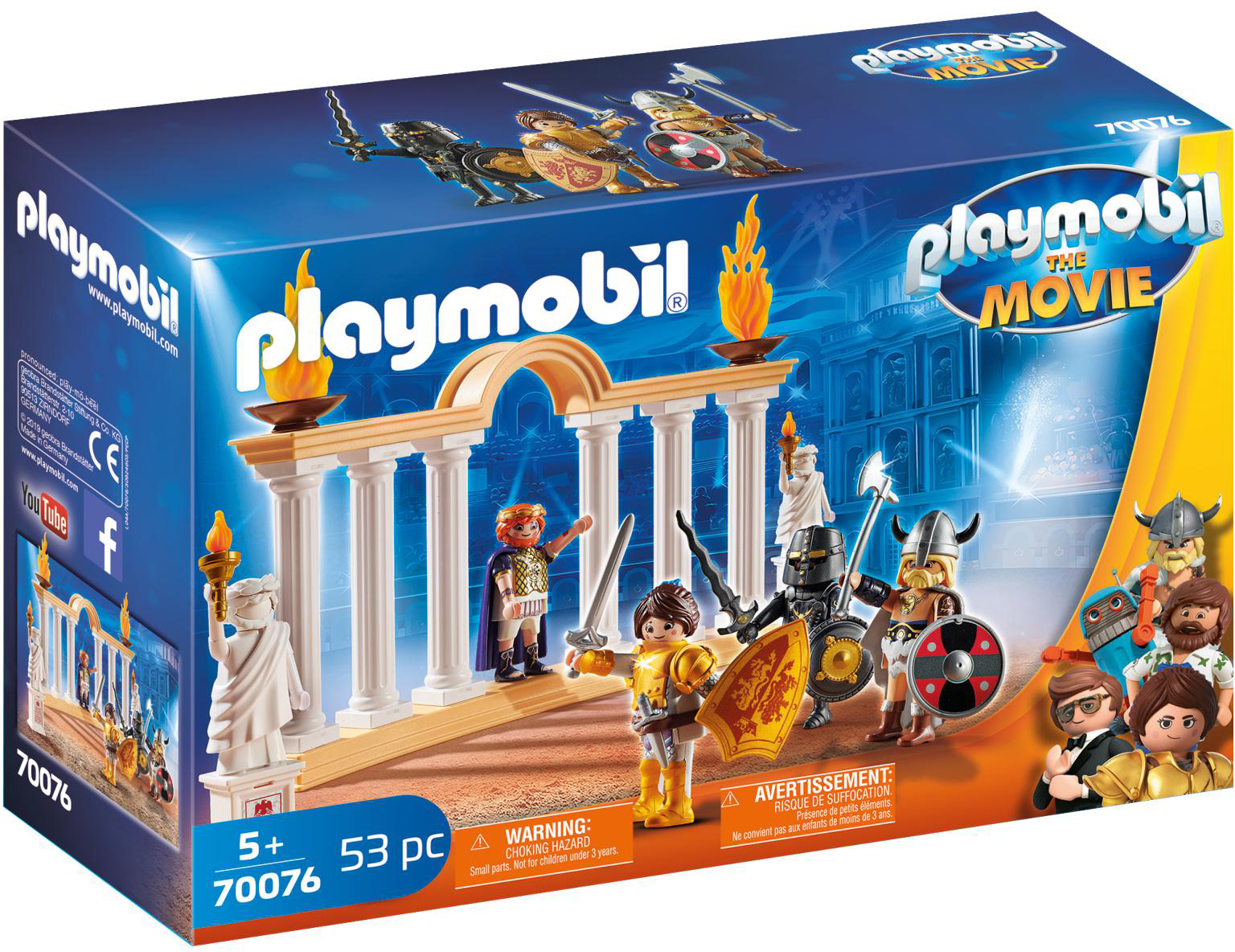 PLAYMOBIL THE MOVIE Emperor Maximus in the Colosseum - image 1 of 5