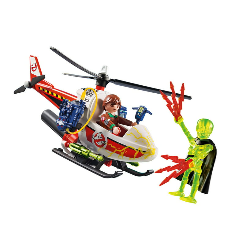 PLAYMOBIL The Real Ghostbusters Venkman with Helicopter