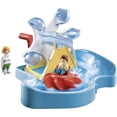 thumbnail image 1 of PLAYMOBIL Water Wheel Carousel Action Figure Set, 8 Pieces, 1 of 4