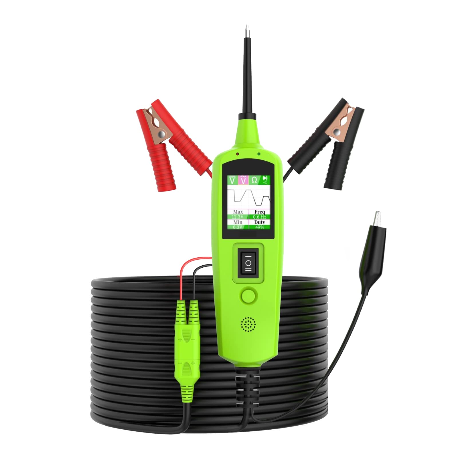 MRCARTOOL B530 Circuit Tester Probe – 6-36V Digital Diagnostic Tool Kit With 10m Cable