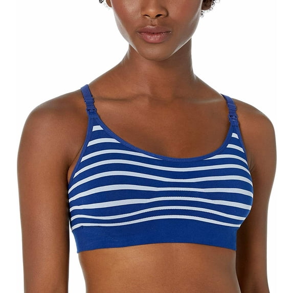 PLAYTEX Foxy Mama Nursing Seamless Racerback Wireless Crop Bra, US Large, NWOT