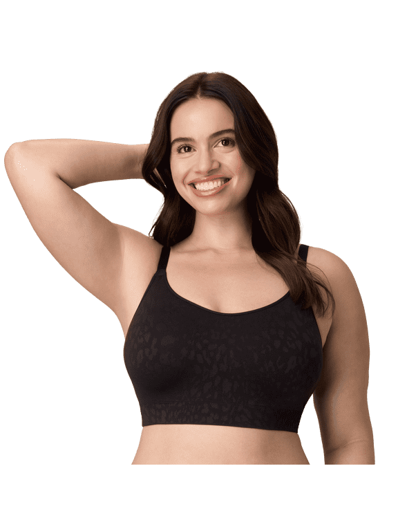 Women's Seamless Wireless Bra, Moisture-Wicking, Convertible (Plus Sizes) 