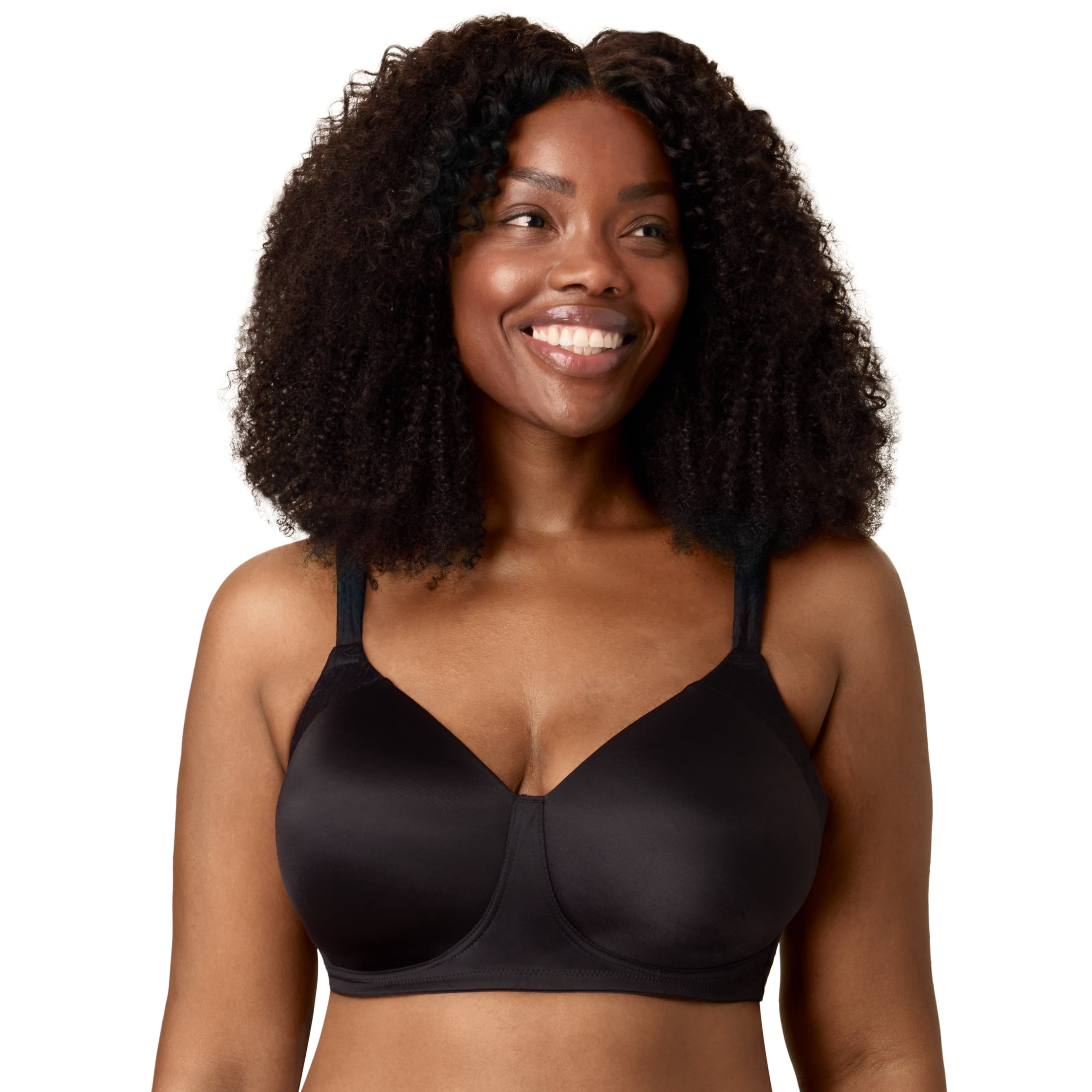 Playtex Women's Smoothing T-Shirt Wireless Bra, Moisture Wicking (Plus Sizes)