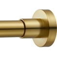 thumbnail image 1 of PLAZA Gold Shower Curtain Rod - Never Rust No Drill Non-Slip Spring Tension Shower Rod, 27-43 inches Metal Steel, Gold, 1 of 9