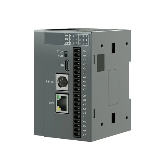 PLC Controller DC24V 8 Inputs 8 Transistor Outputs Ethernet & RS485 Industrial Automation PLC