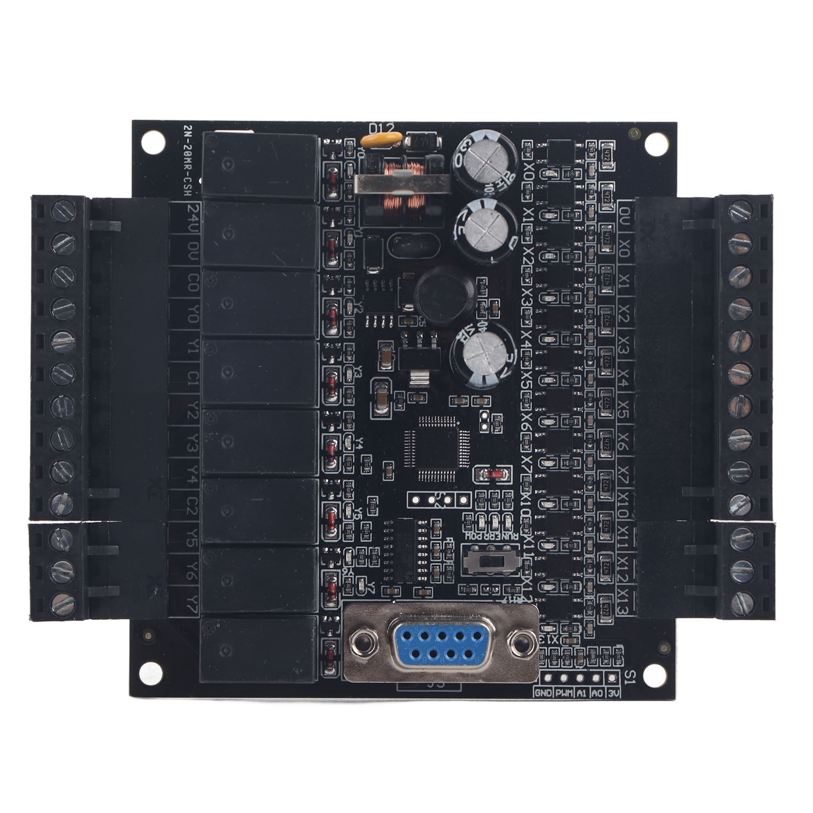 PLC Controller, FX1N 20MR Programmable Controller Module, For