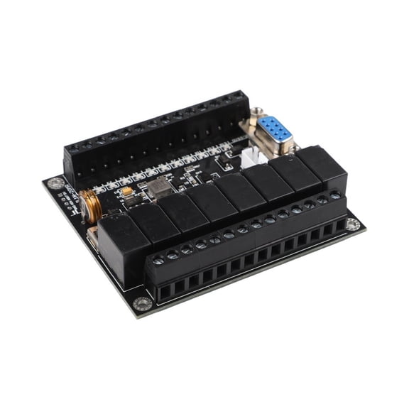 PLC FX1N20MR Control Board Featuring 12 Inputs 8 Outputs for Efficient Industrial Processing and Automation (A)