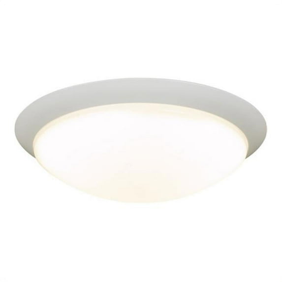 PLC Lighting 1100WH Max Collection 1 Light Ceiling Mount in White Finish