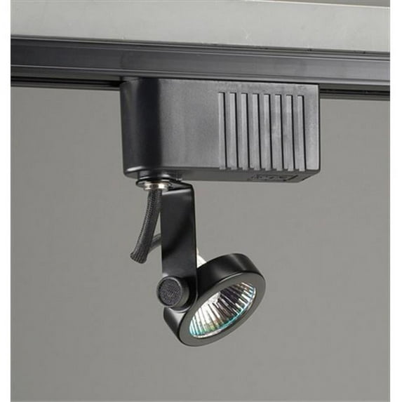 PLC Lighting TR10 BK Gimbal-12V Track Lighting 1 Light Halogen 50W in Black