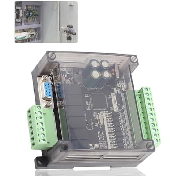 PLC Programmable Logic Controller,DC 24V PLC Regulator Controller for Interface Switching,FX1N-14MR Industrial Control Board$$Other
